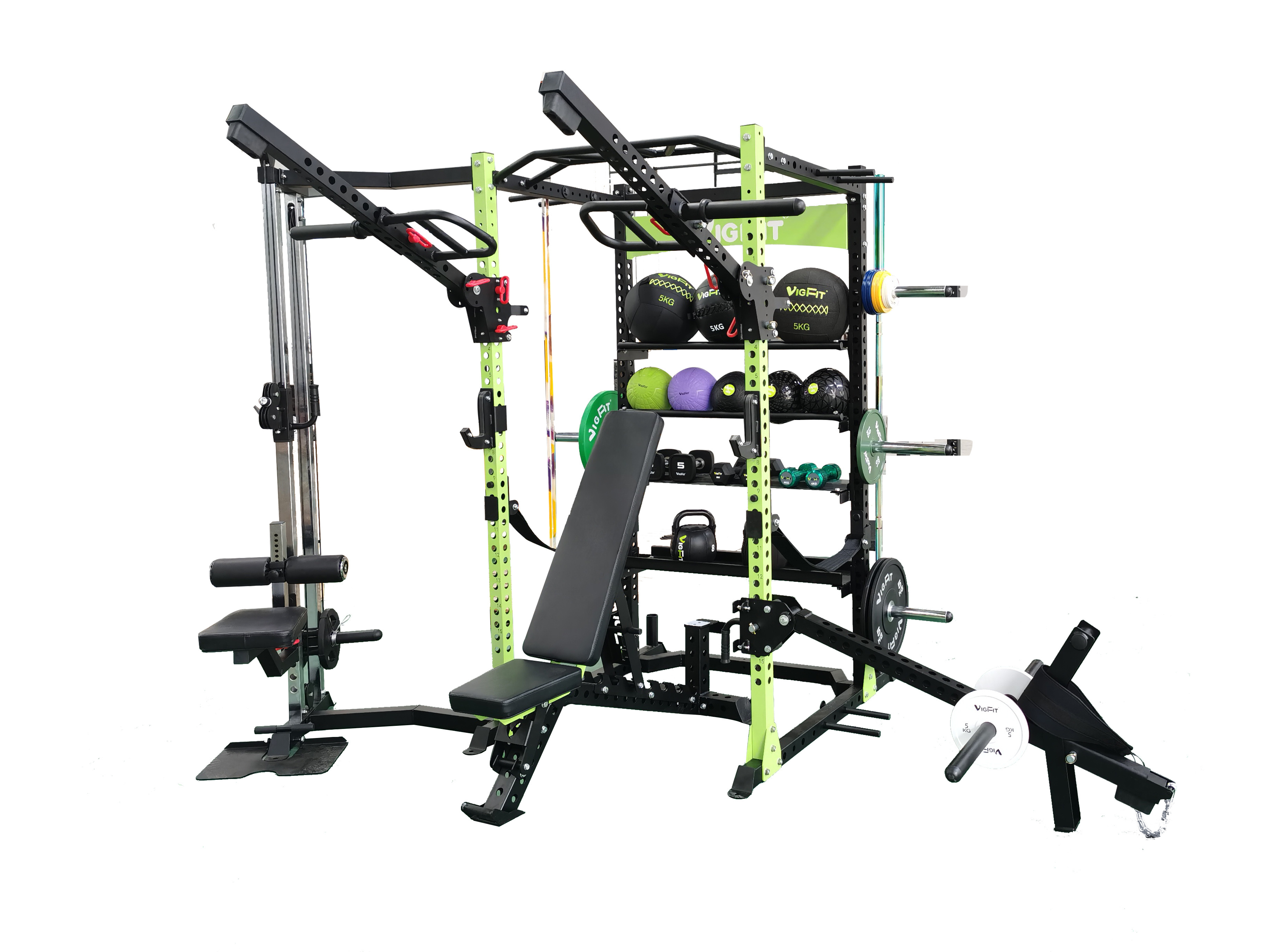 POWER RACK MIT STAURAUM