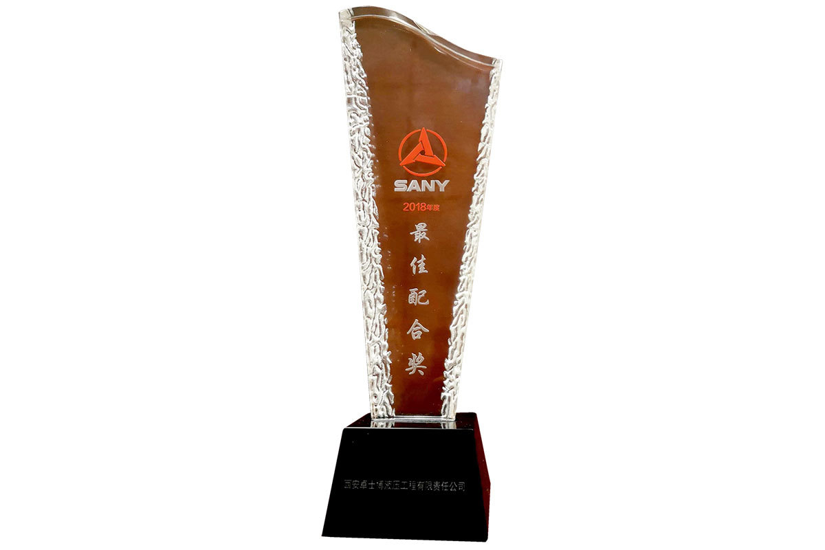 Sany best Cooperation Award