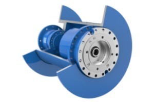 Hydrostatic winch reducer