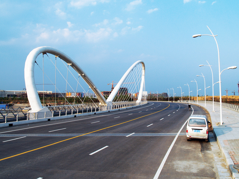 Cross north and south canal bridge project in East Dongfeng Road, Zhengdong New Area,