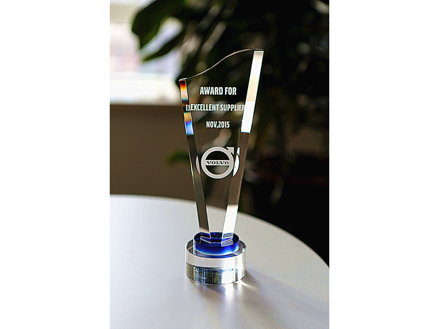 2015 Volvo Best Supplier Award