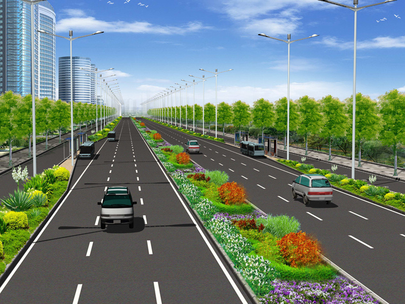 Newly-built project in Fuzuo Road and Xiadu Avenue