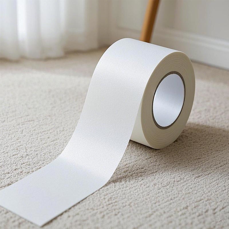Double-sided strong carpeting tape without residue
