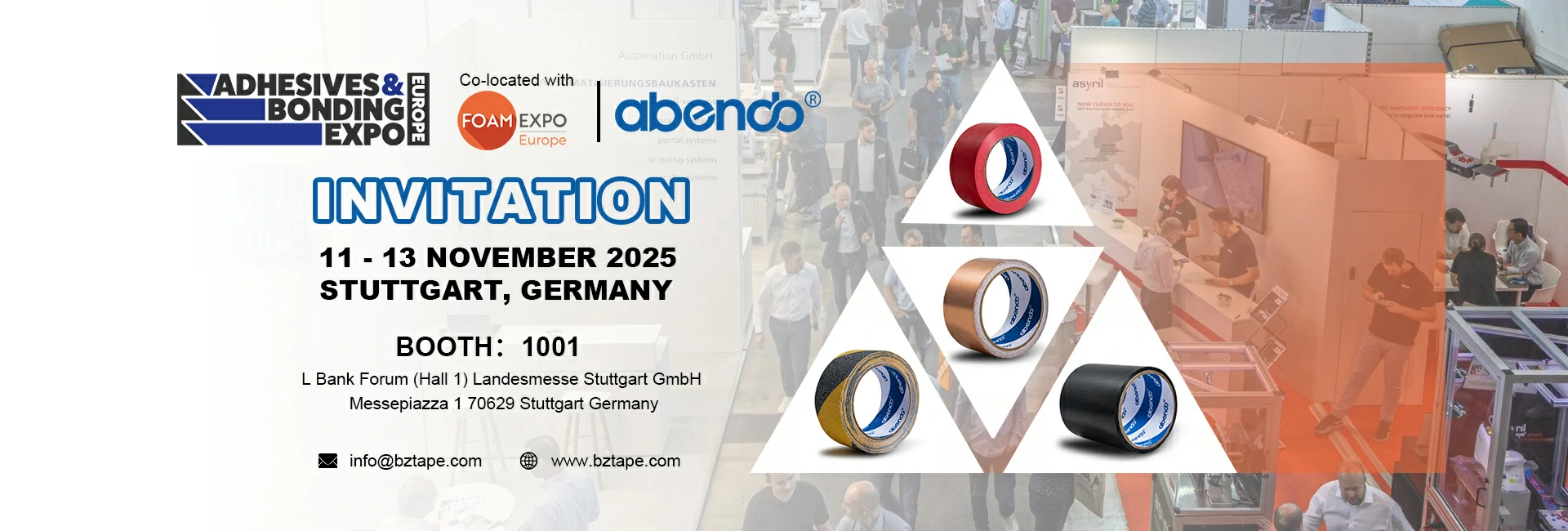 2025 Adhesive&Bonding Expo Europe.