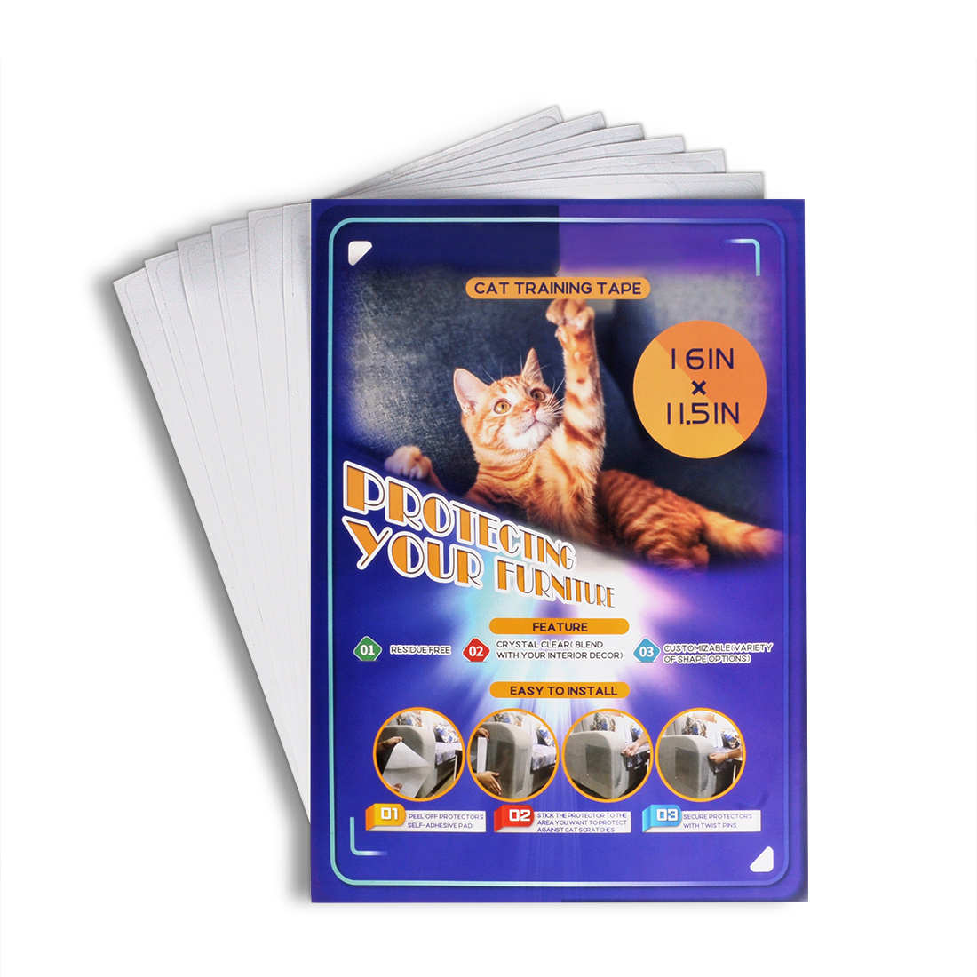 Single Sided Cat Scratch Deterrent Tape With Fragrance