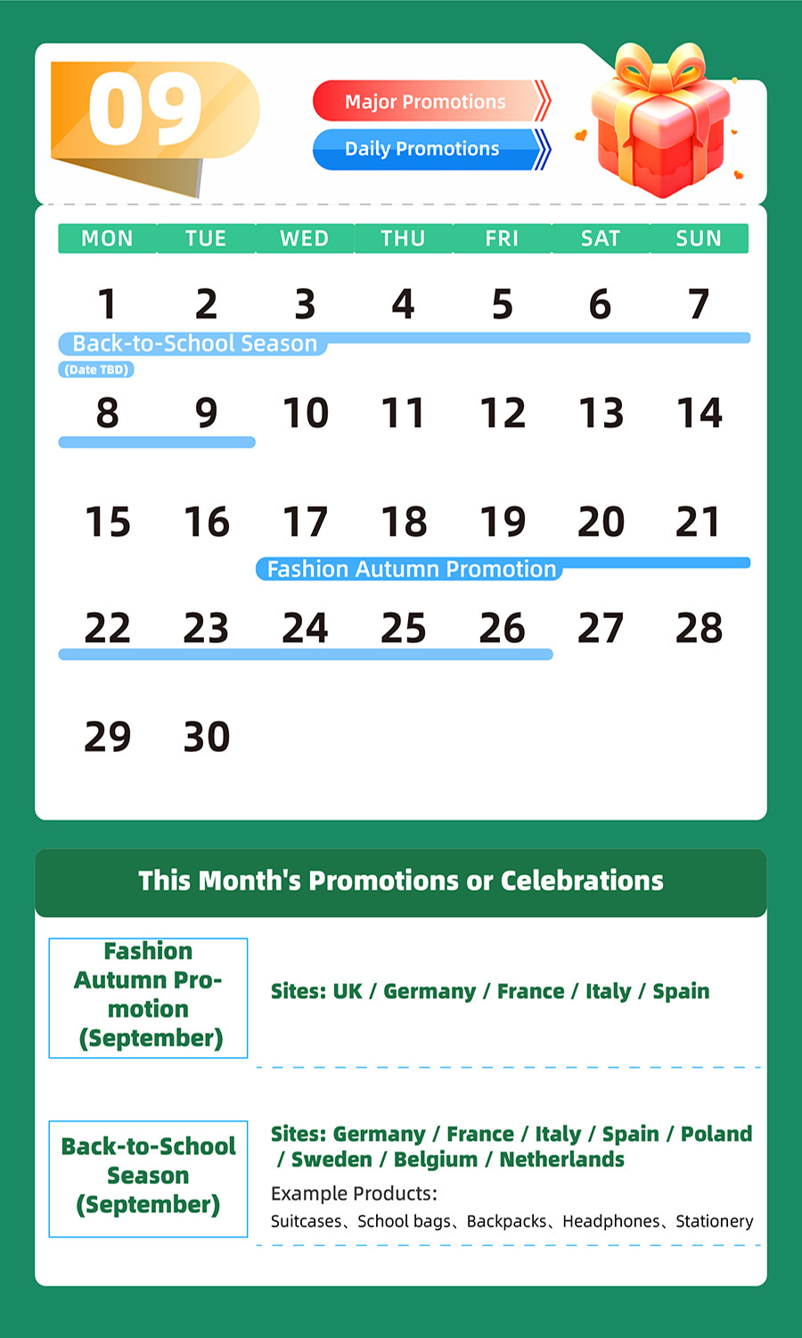 Amazon September Promotions and Events