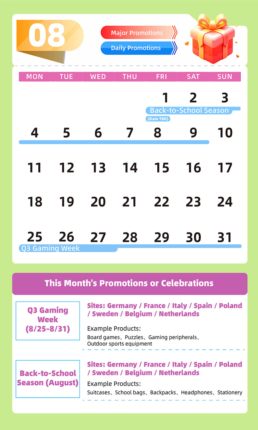 Amazon August Promotions and Events