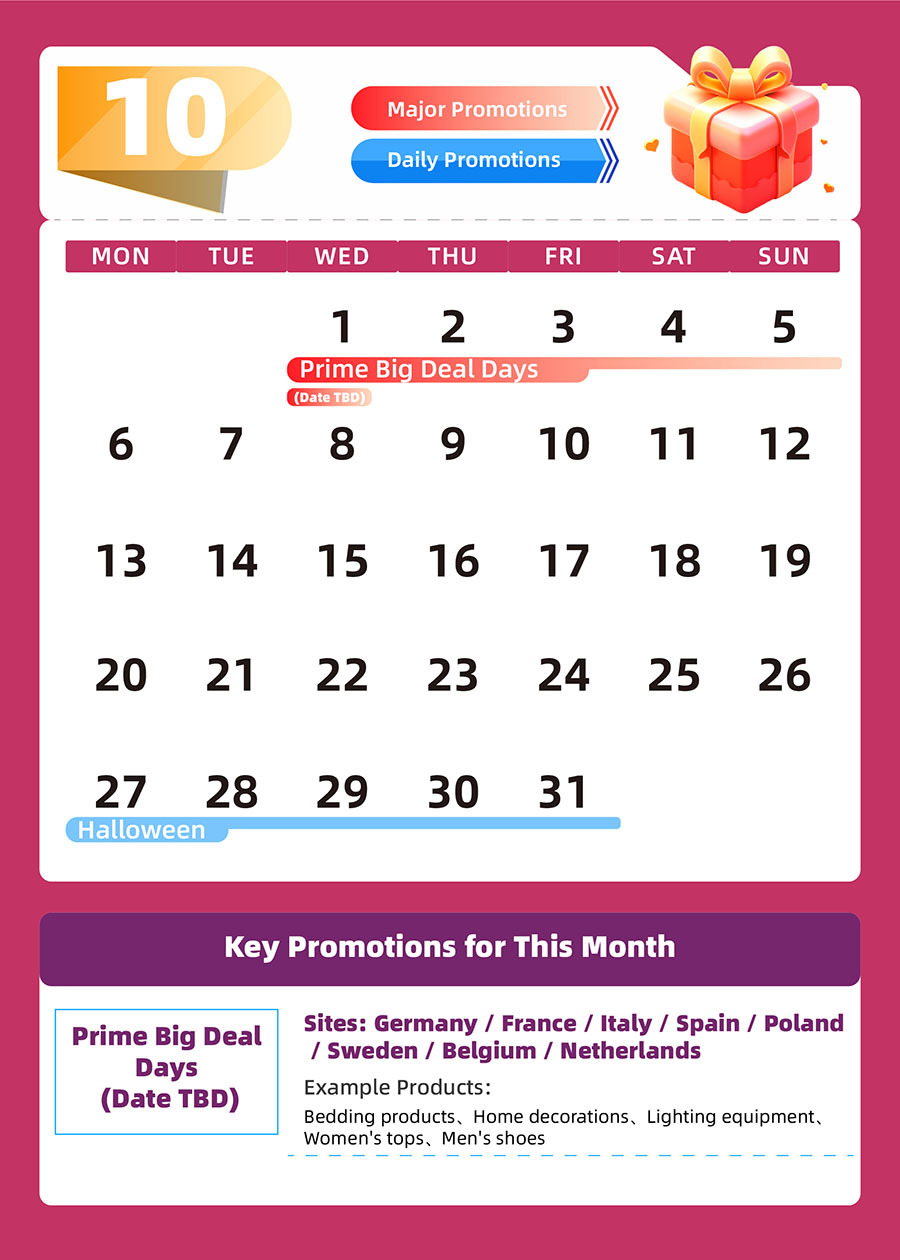 Amazon October Promotions and Events