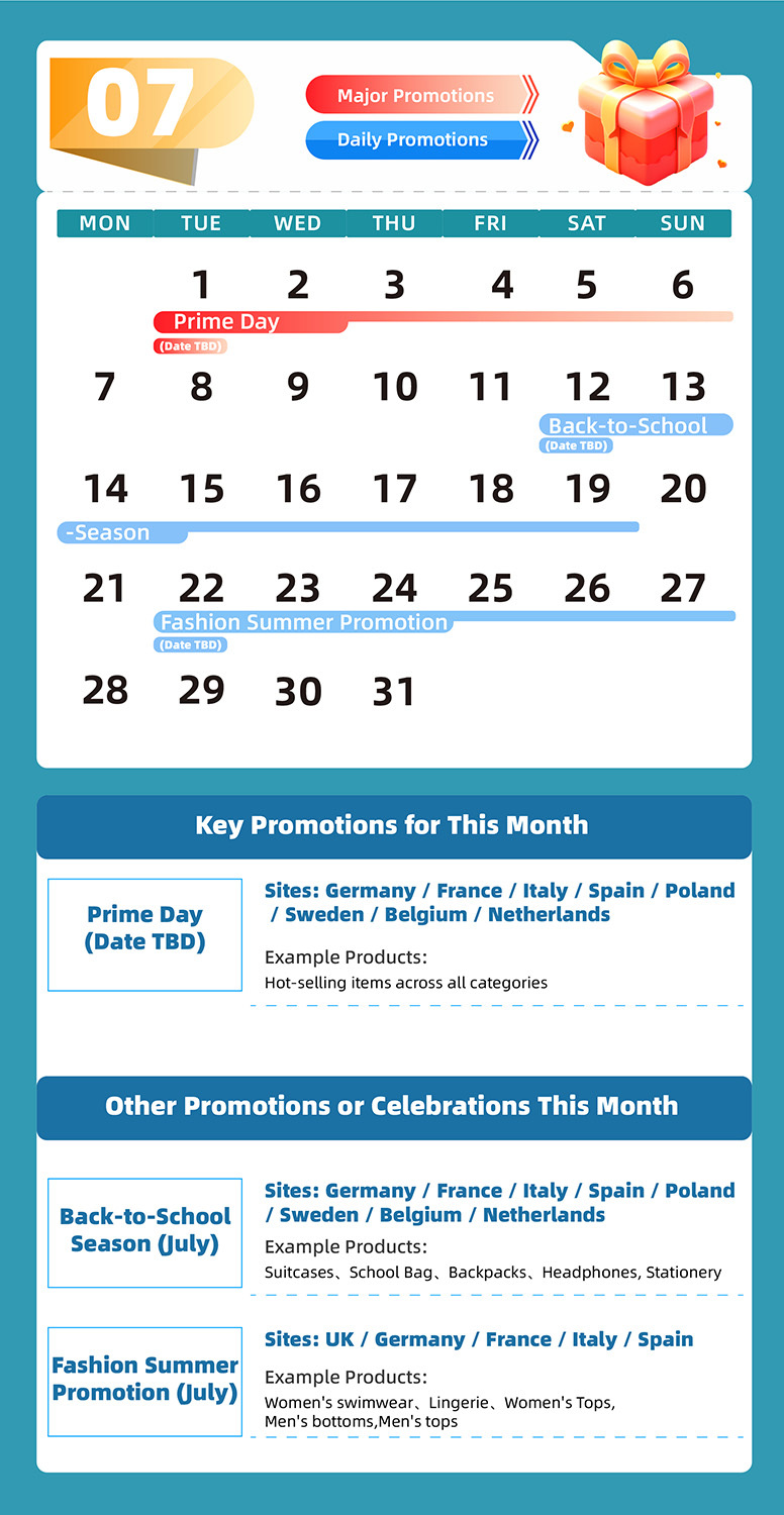 Amazon July Promotions and Events