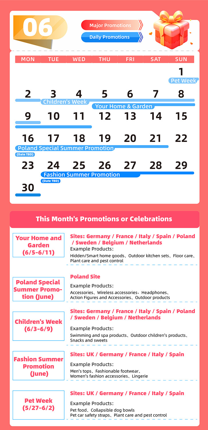 Amazon June Promotions and Events