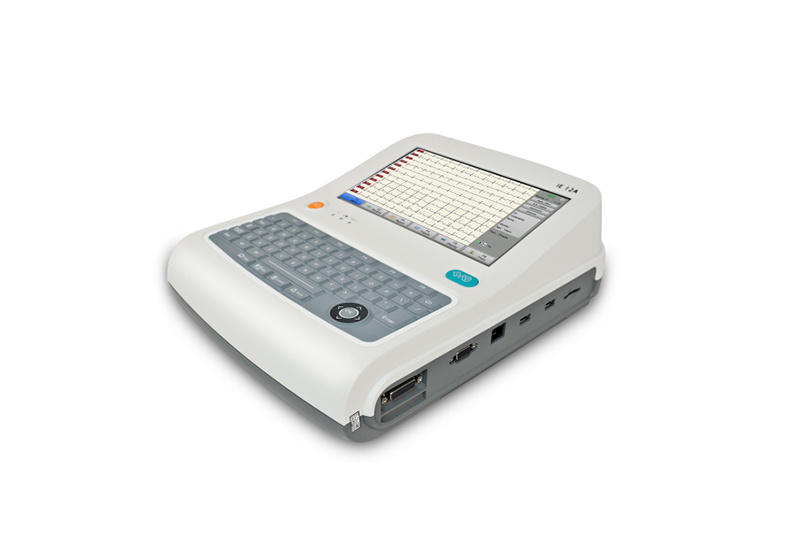 CE Portable Electrocardiograph have color LCD screen 12-channel