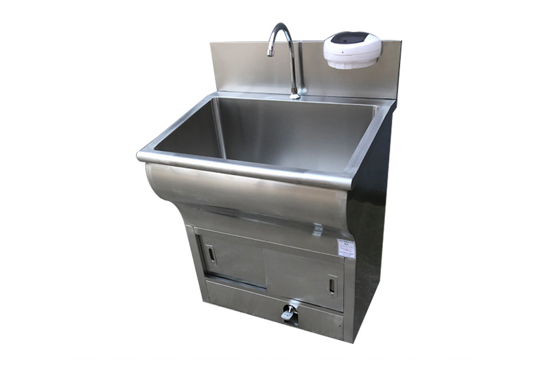 Stainless Steel Hand Sink 1 Person Low Back