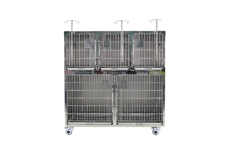 5 Stainless Steel Pet Cages For Foster Care(Hospitalization)