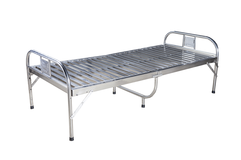 304 Stainless Steel Folding Hospital Patient Bed