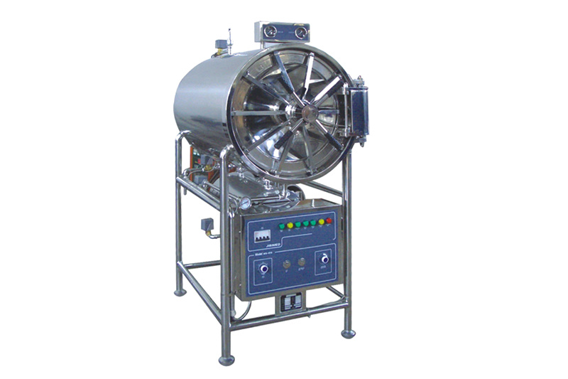 Sterilizer is made of stainless steel.