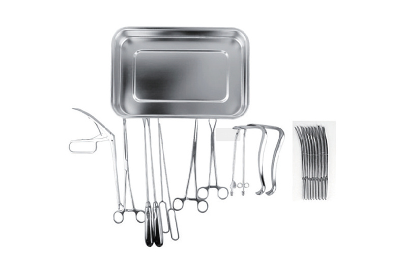 Metal Dilatation and Curettage (D&C) Instruments Set Manual Power Source