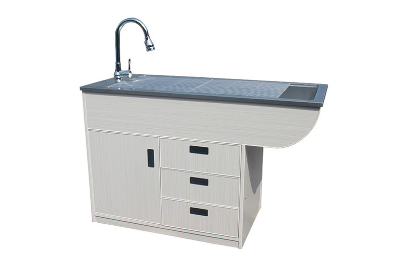 Wooden Frame Vet Pet Disposal Table