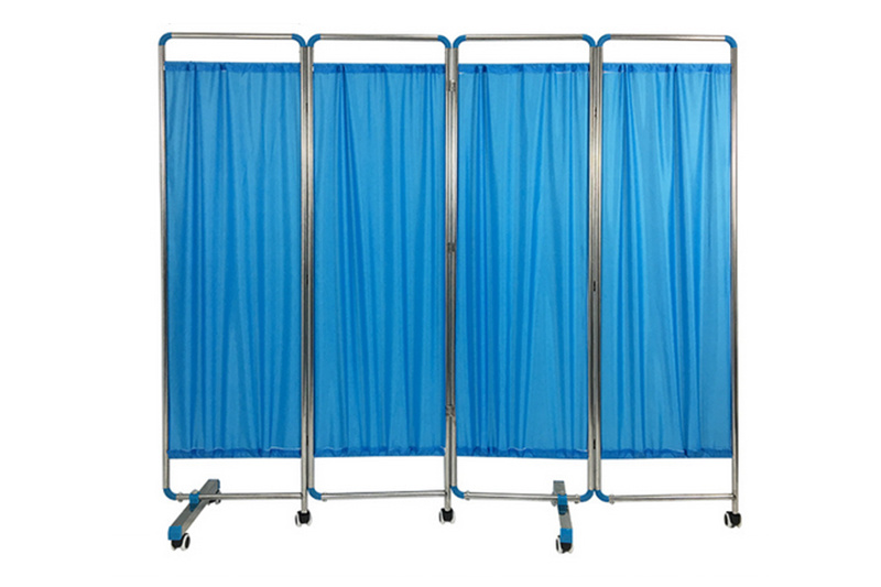 4 Sections Stainless Steel Patient Screen
