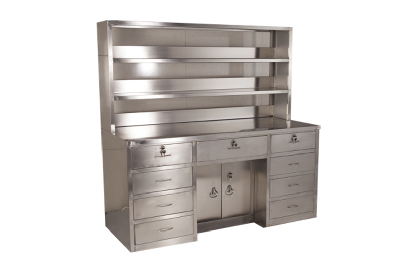 Stainless Steel Surface Hospital Work Table Type I With Reagent Rack