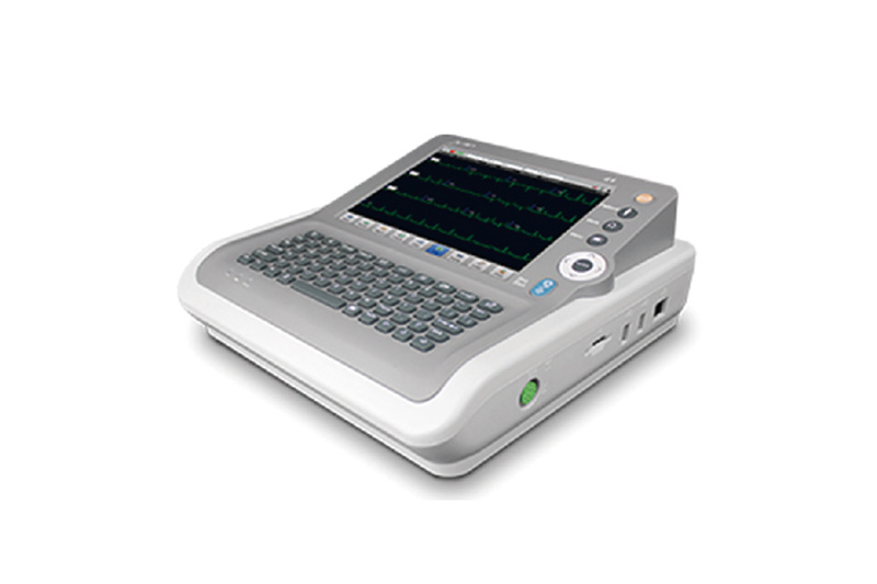 Touch screen digital 6-channel ECG machine
