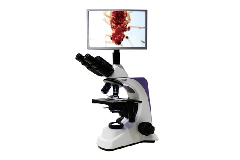 Veterinary Lab Optical Biological Binocular Trinocular Microscope With LCD Display