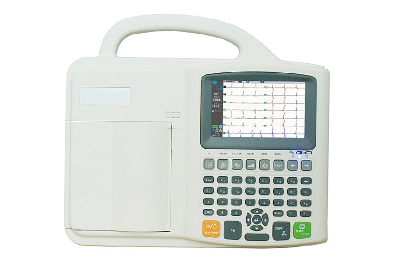 6 channel Electrocardiograph Digital EKG Electrocardiogram Portable ECG Machine