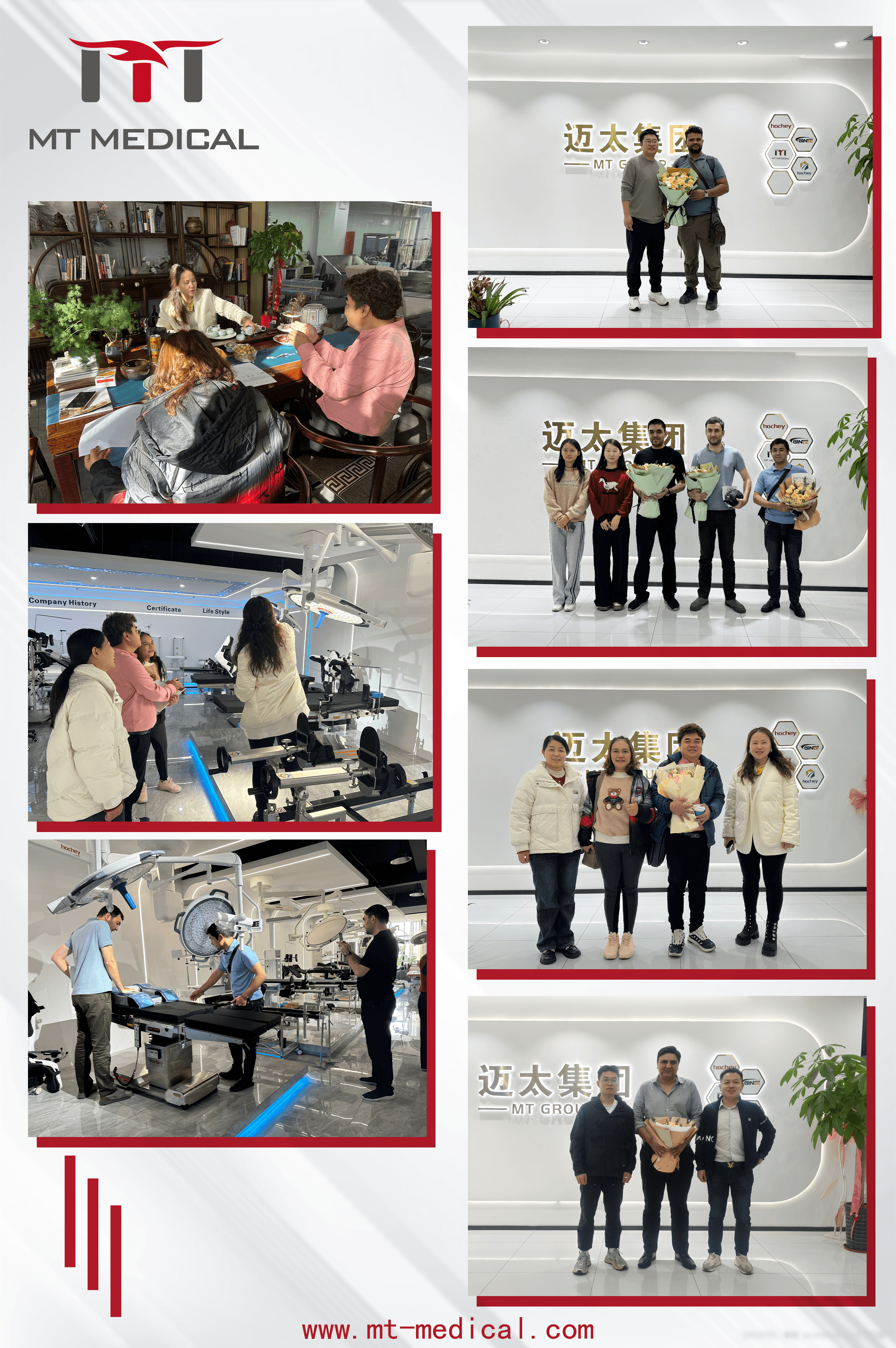 Welcome customers to visit our company