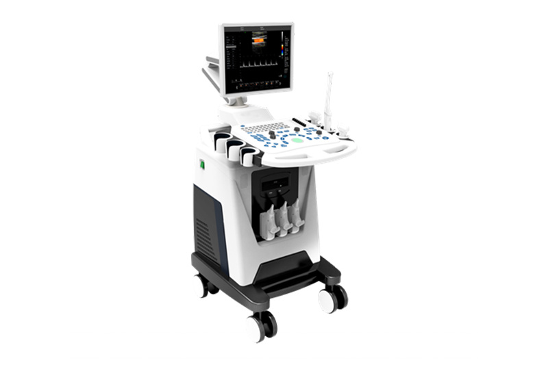 Color Doppler Ultrasound Instrument Scanner Trolley Cart