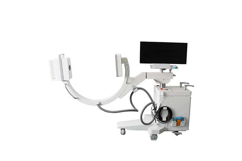Máquina de radiografía móvil del C-brazo de Digitaces (detector del panel plano)