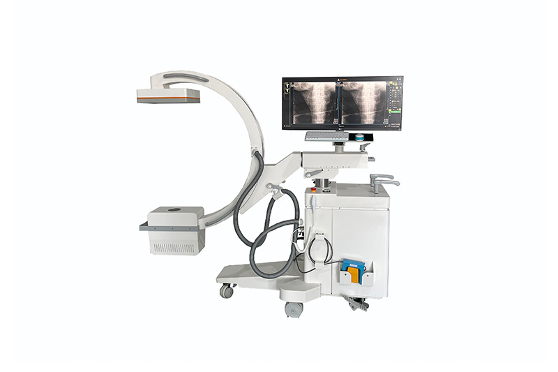 Máquina de radiografía móvil del C-brazo de Digitaces (detector del panel plano)
