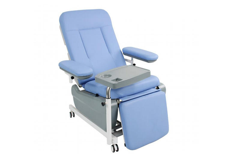 Silla eléctrica de la colección de la sangre