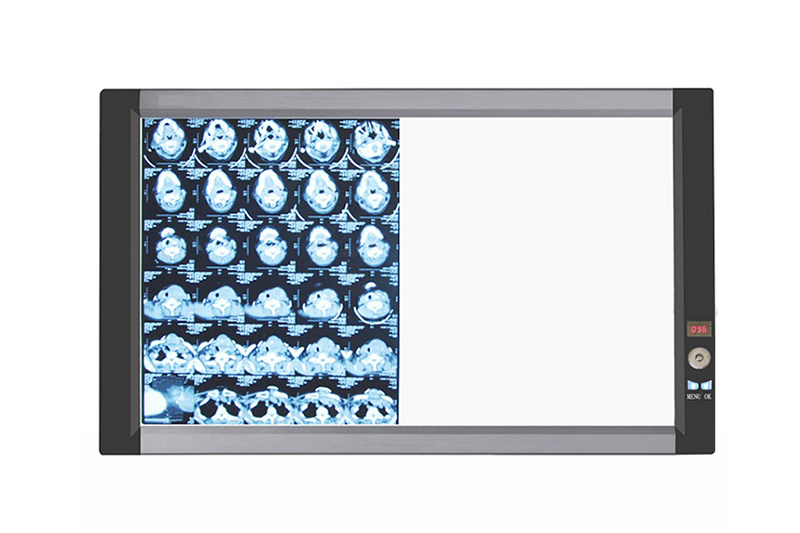 Super fino LED duplo painel filme visualizador