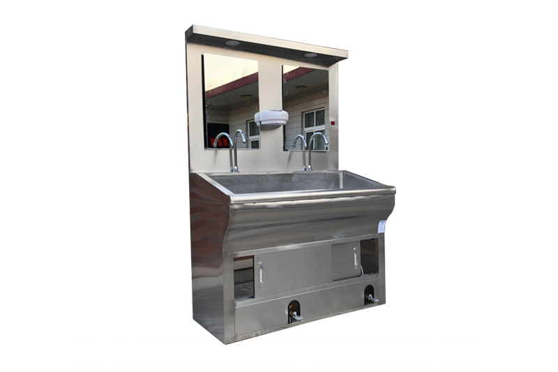 Aço inoxidável Mão Sink 2 Pessoa