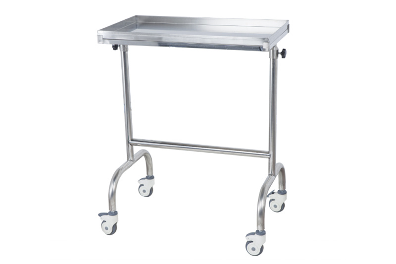 Aço inoxidável Double Bar Square Tray Bracket