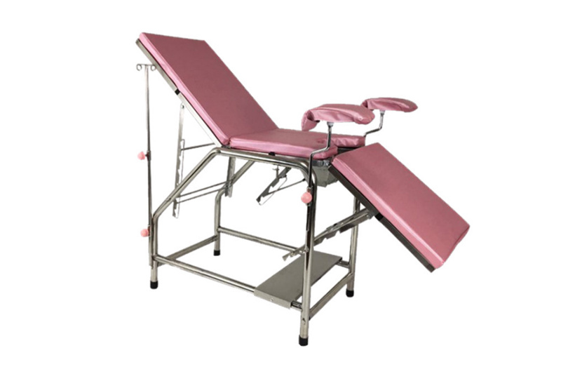 Mesa De Exame Obstétrico (Cama De Entrega De Aço Inoxidável)