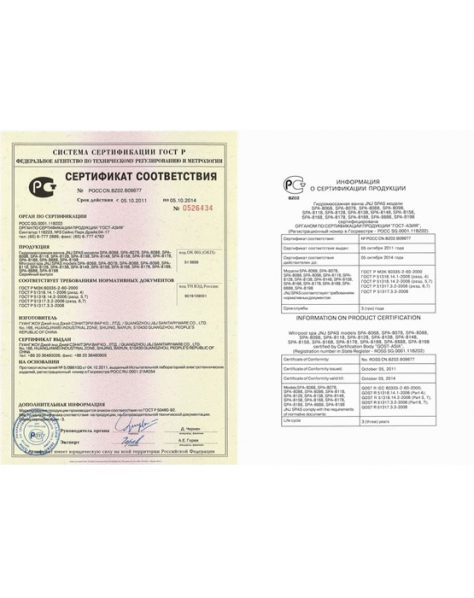 Russia GOST-R certificate