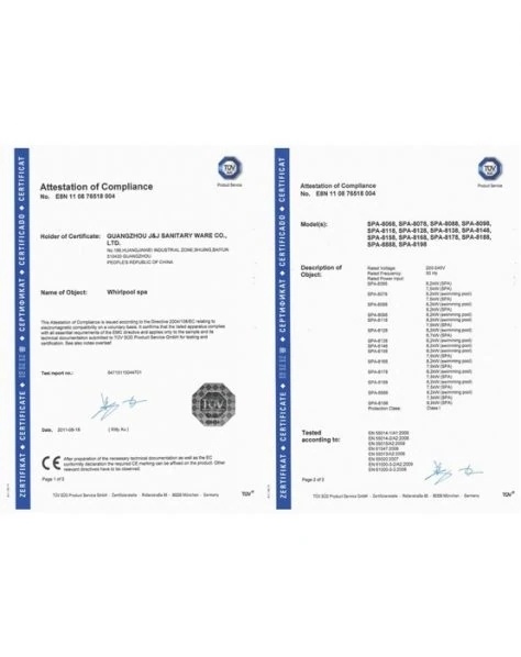 CE Issued by TUV SUD