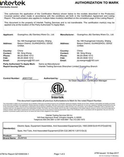 North America ETL Certificate