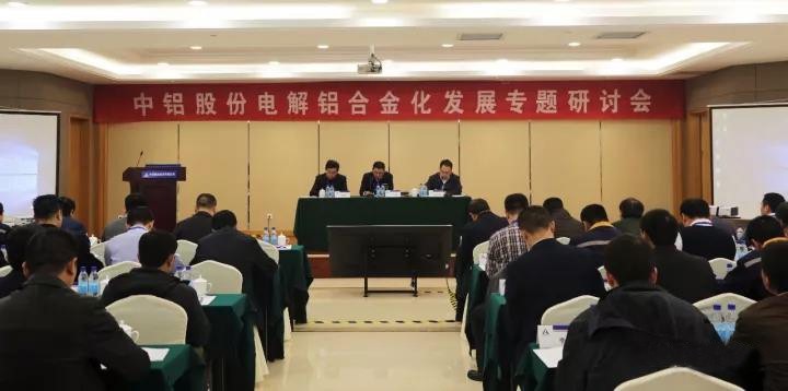 郑州轻研合金科技有限公司总经理肖阳博士应邀参加中铝股份电解铝合金化专题研讨会
