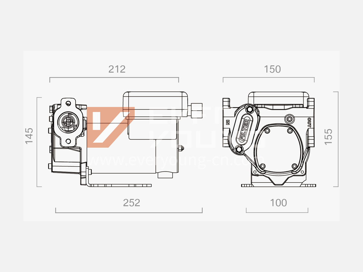 DC fuel transfer pumps