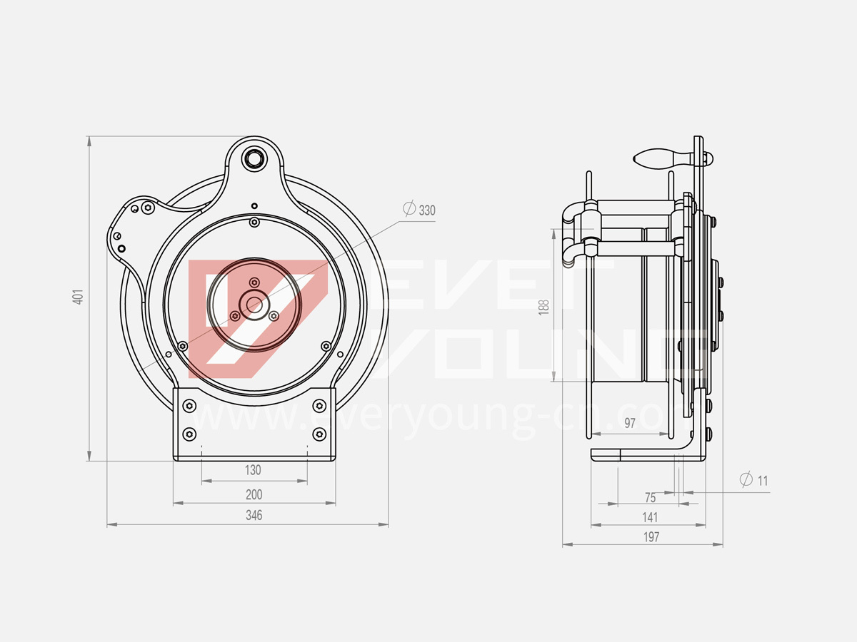 Garden Hose Reel