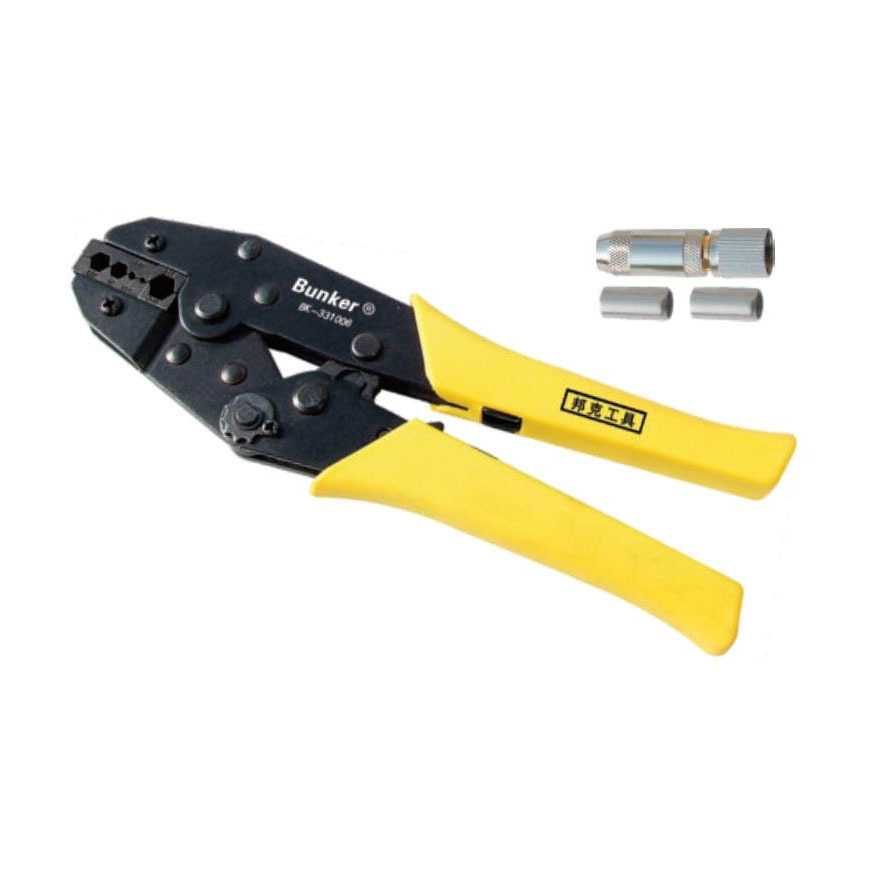 Cable wiring cold pressing pliers