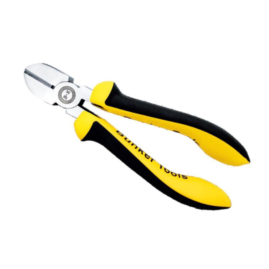 A type (dolphin handle) inclined nose pliers