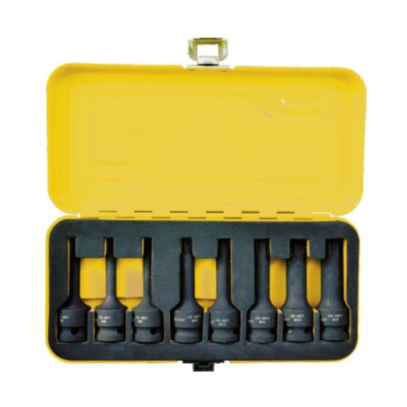 8PCS M型铬钼钢连体批头套筒
