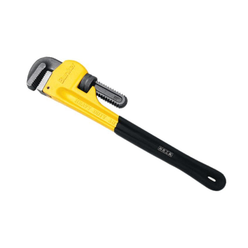 American style plastic handle pipe wrench
