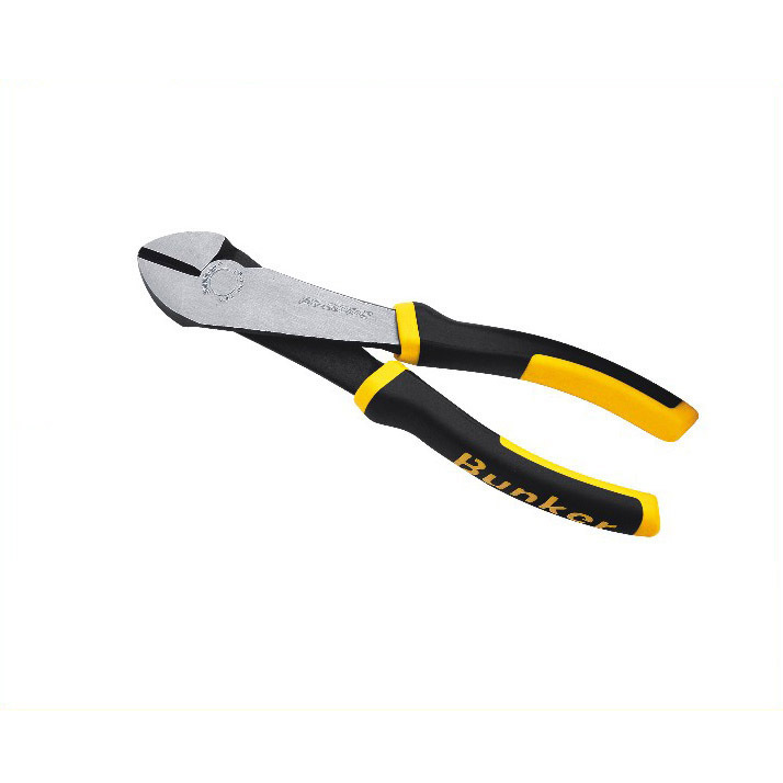 Spring labor-saving inclined nose pliers