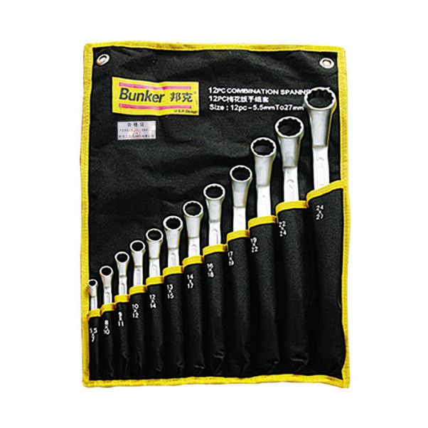 12pcs (Cr-V) Pearl Nickel Torx Wrench Set