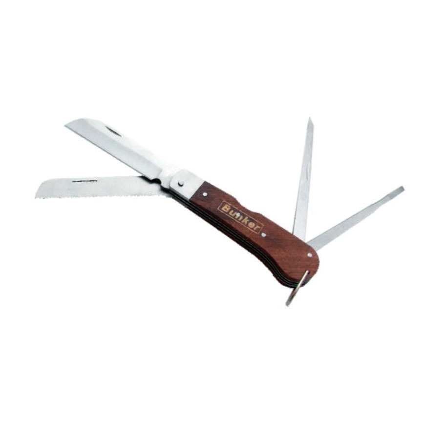 Stainless Steel Mahogany Handle Electric Knife