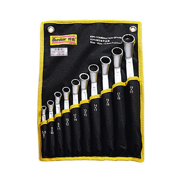 10pcs (Cr-V) Pearl Nickel Torx Wrench Set