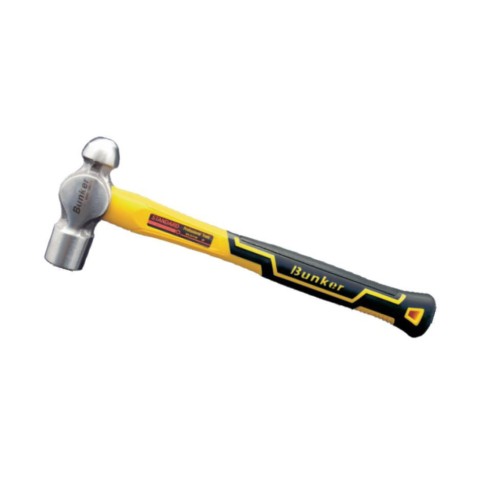 Round head hammer with plastic handle